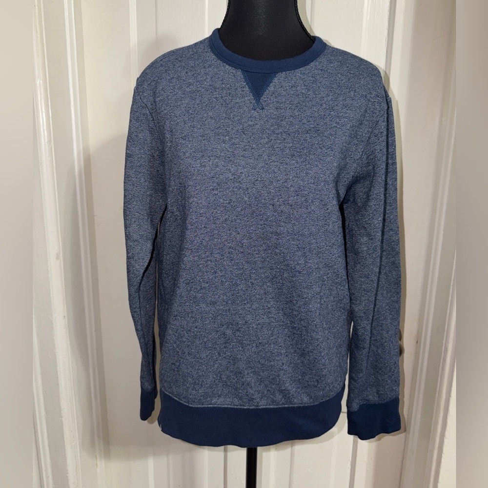 Girls juniors teens Heathered Blue Crewneck Sweater, size XXL, size 18